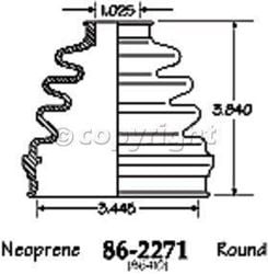 Picture of EMPI 86-2271-D CV Boot