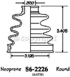Picture of EMPI 86-2226-D CV Boot