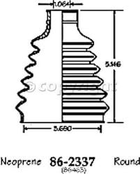 Picture of EMPI 86-2337-D CV Boot