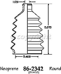 Picture of EMPI 86-2342-D EMPI 86-2342d Cv Boot Kit