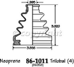 Picture of EMPI 86-1011-D CV Boot