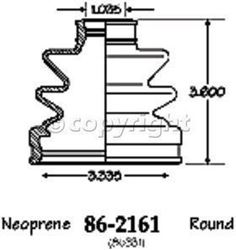 Picture of EMPI 86-2161-D CV Boot