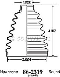 Picture of EMPI 86-2319-D CV Boot