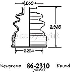 Picture of EMPI 86-2310-D CV Boot