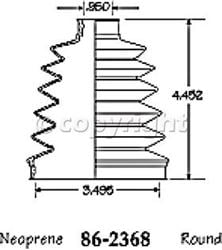 Picture of EMPI 86-2368-D CV Boot