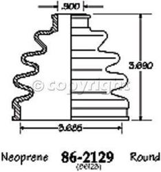 Picture of EMPI 86-2129-D CV Boot
