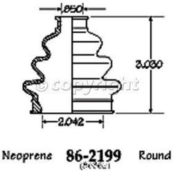 Picture of EMPI 86-2199-D CV Boot