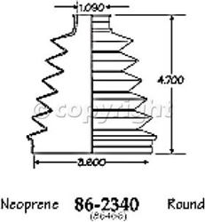Picture of EMPI 86-2340-D CV Boot