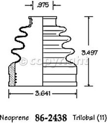 Picture of EMPI 86-2438-D CV Boot