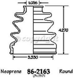 Picture of EMPI 86-2163-D CV Boot
