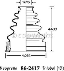 Picture of EMPI 86-2417-D CV Boot
