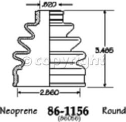 Picture of EMPI 86-1156-D CV Boot