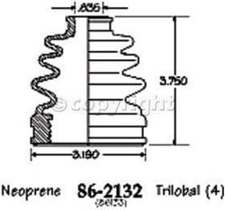 Picture of EMPI 86-2132-D CV Boot