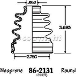 Picture of EMPI 86-2131-D CV Boot
