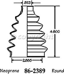 Picture of EMPI 86-2389-D CV Boot