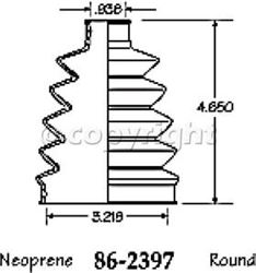 Picture of EMPI 86-2397-D CV Boot