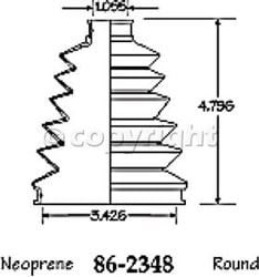 Picture of EMPI 86-2348-D CV Boot