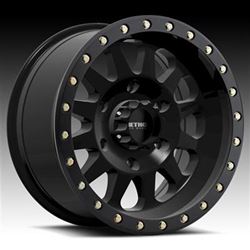 Picture of Method Race Wheels MR30458012524N Method Race Wheels Double Standard Matte Black Wheel With Zinc Plated Accent Bolts (15x8"/5x4.5")