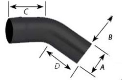Picture of Dynatech 780-80351 Exhaust Pipe- Individual Bends