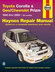 Picture of Haynes 92036 Manuals, Inc. Toy Corolla/geo Prz 93-97