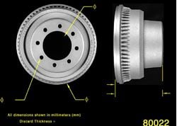 Picture of Bendix Brakes PDR0657 Bendix PDR0657 Brake Drum