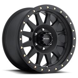 Picture of Method Race Wheels MR30468060500 Method Race Wheels Double Standard Matte Black Wheel With Zinc Plated Accent Bolts (16x8"/6x5.5")