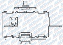 Picture of ACDelco 1580217 Radiator Fan Motor