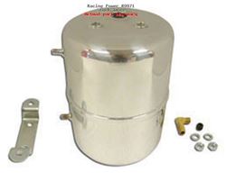 Picture of Racing Power Co. R9971 RACING POWER CO-PACKAGED CHROME VACUUM RESERVOIRW/HARDWARE