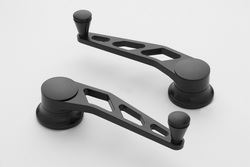 Picture of Lokar XIDH-2014 Midnight Series Black Billet Aluminum Window Crank; Gm/ford 1949
and Up; Pair;