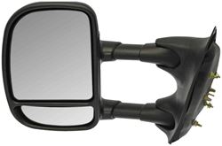 Picture of Dorman 955-361 Side View Mirror - Left, Manual, Telescopic, Black