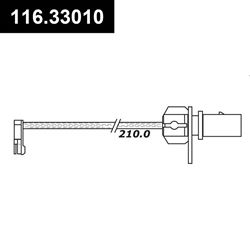 Picture of Centric 116.33010 Centric (116.33010) Brake Pad Sensor Wire
