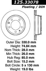 Picture of Centric 125.33078 125-33078
