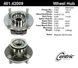 Picture of Centric 401.42009E Axle Bearings & Seals