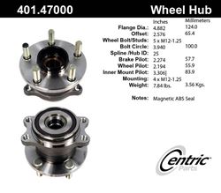 Picture of Centric 401.47000E Standard Hub Assembly