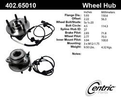 Picture of Centric 402.65010E Standard Hub Assembly