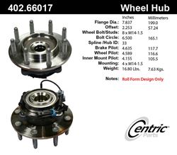 Picture of Centric 402.66017E Standard Hub Assembly