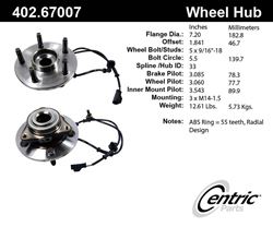 Picture of Centric 402.67007E Standard Hub Assembly