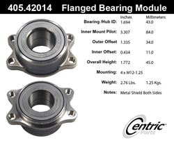 Picture of Centric 405.42014E Standard Hub Assembly