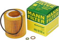 Picture of MANN HU 816 x Mann-Filter HU 816 X Metal-Free Oil Filter
