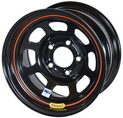 Picture of Bassett 58DC3I Wheel-15in X 8in C-3in D-HOLE 19# BLACK IMCA