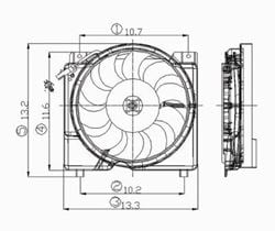 Picture of TYC 620560 Radiator Fan