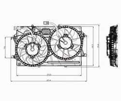 Picture of TYC 621230 Radiator Fan