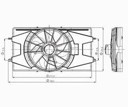 Picture of TYC 620900 Radiator Fan