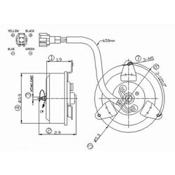 Picture of TYC 631210 PRODUCTS Cooling Fan Motor