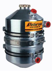 Picture of Peterson Fluid 08-0010 Peterson Fluid Systems 08-0010 3 Gallon Dual Inlet Oil Tank