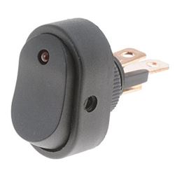 Picture of Dorman 84840 Electrical Switches - Rocker - Led Glow - Oval Style - Black Body/red Led