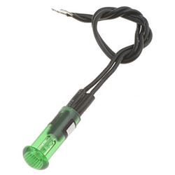 Picture of Dorman 84913 Electrical Switches - Indicator Light - Round Mini Bezel-Free - Green