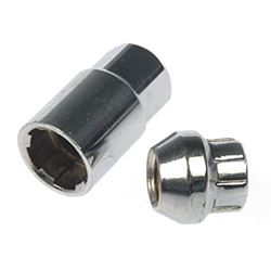Picture of Dorman 711-226 Wheel Nut Lock Chrome Spline Drive Bulge 1/2-20