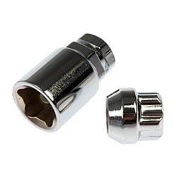 Picture of Dorman 711-626 Wheel Nut Lock Chrome Bulge Seat Open End M14-1.50