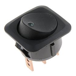Picture of Dorman 84883 Black Body/ Green Led Glow - Round Style